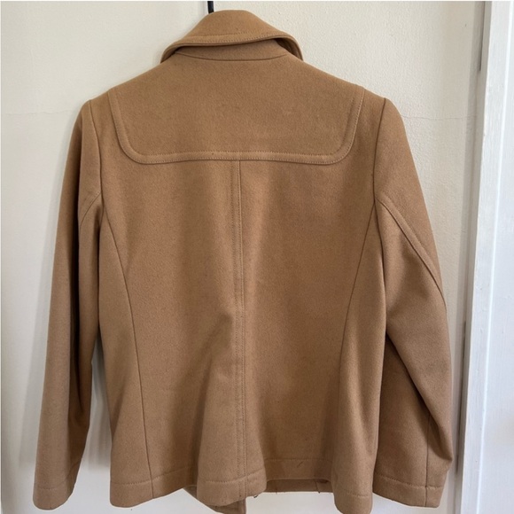 GAP Women's Camel Toggle Pea Coat - Picture 3 of 5